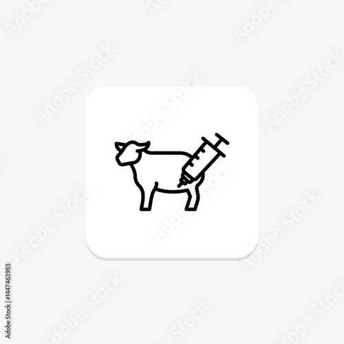 Livestock Vaccination, vector, pixel perfect, illustrator file