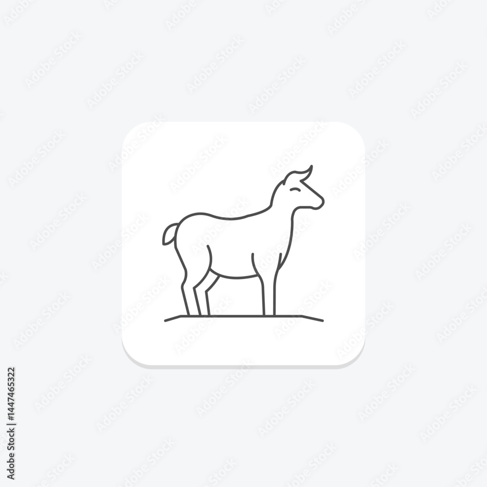 Fototapeta premium Hay For Animals, vector, pixel perfect, illustrator file