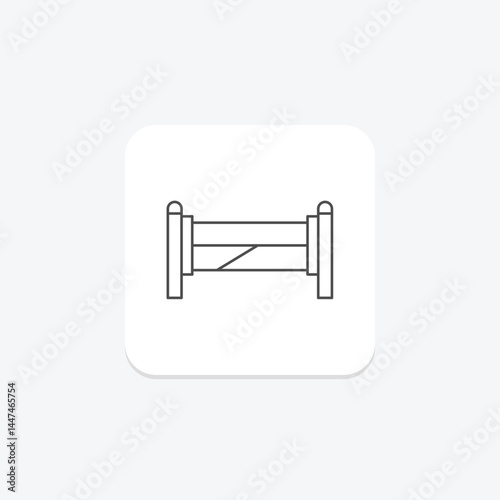 Pigpen Gate, vector, pixel perfect, illustrator file