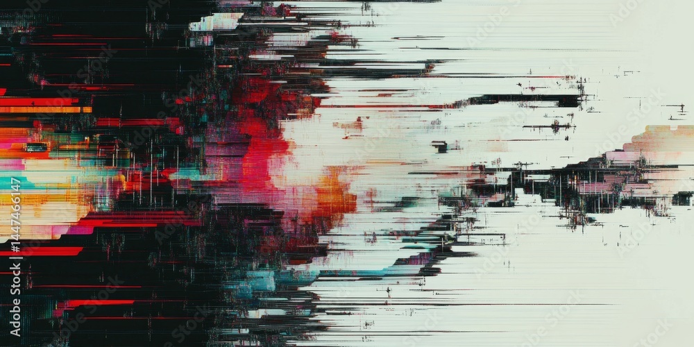 Abstract Digital Art with Vibrant Colors
