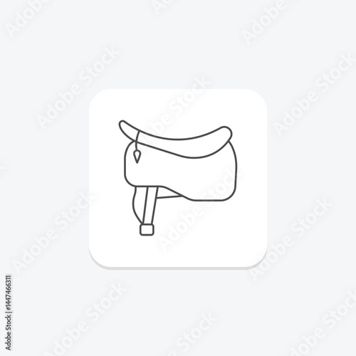 Horse Saddle Rack, vector, pixel perfect, illustrator file