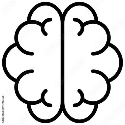 Brain Outline Icon