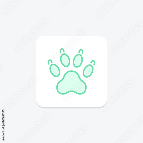 Animal Footprint, vector, pixel perfect, illustrator file