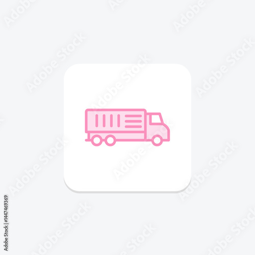 Cattle Transport Truck, vector, pixel perfect, illustrator file