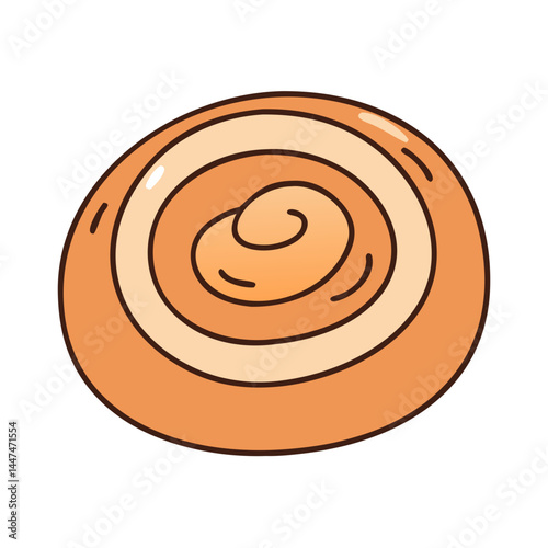 Delicious pastry swirl cinnamon roll sweet treat breakfast dessert baked goods confectionery food item