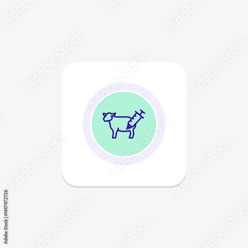 Livestock Vaccination, vector, pixel perfect, illustrator file