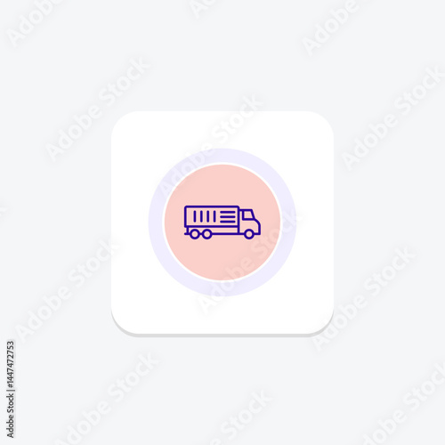 Cattle Transport Truck, vector, pixel perfect, illustrator file