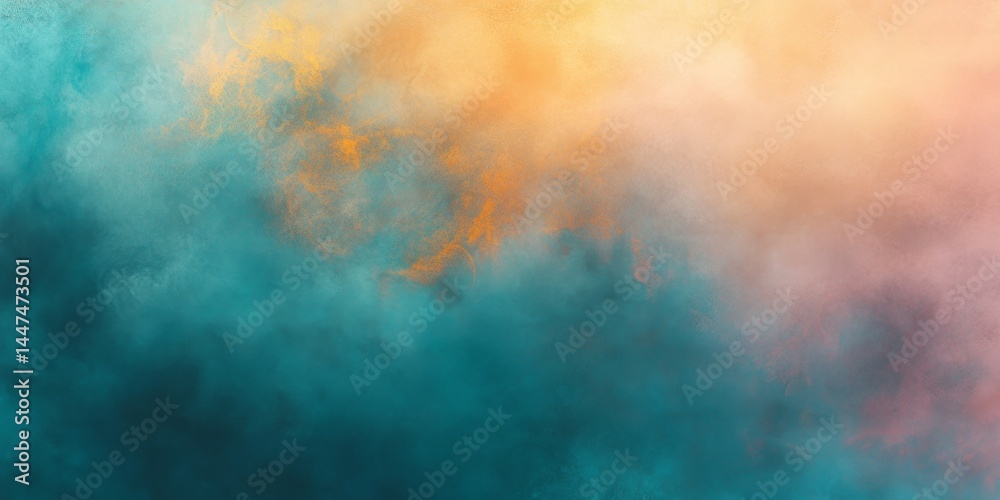 Abstract Gradient Color Painting
