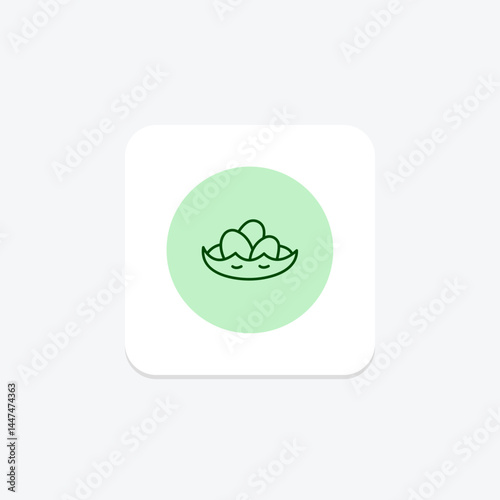 Duck Eggs Nest, vector, pixel perfect, illustrator file
