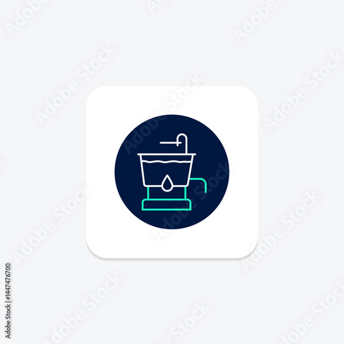 Water Trough, vector, pixel perfect, illustrator file