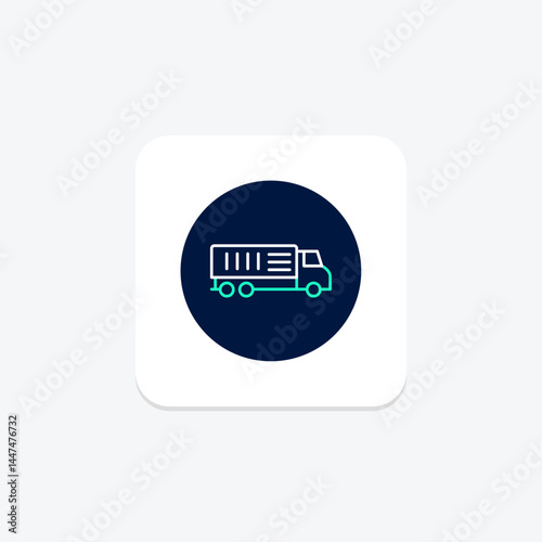 Cattle Transport Truck, vector, pixel perfect, illustrator file