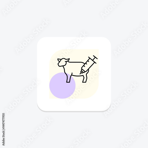 Livestock Vaccination, vector, pixel perfect, illustrator file