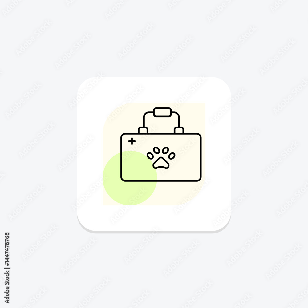 Veterinary Bag, vector, pixel perfect, illustrator file Veterinary Bag, vector, pixel perfect, illustrator file