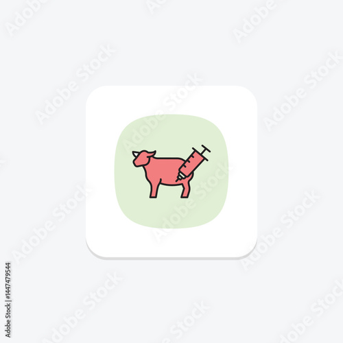 Livestock Vaccination, vector, pixel perfect, illustrator file