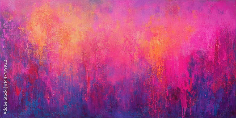 Abstract Colorful Emotional Painting