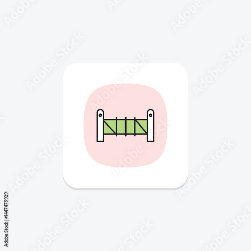 Sheep Fence Gate, vector, pixel perfect, illustrator file