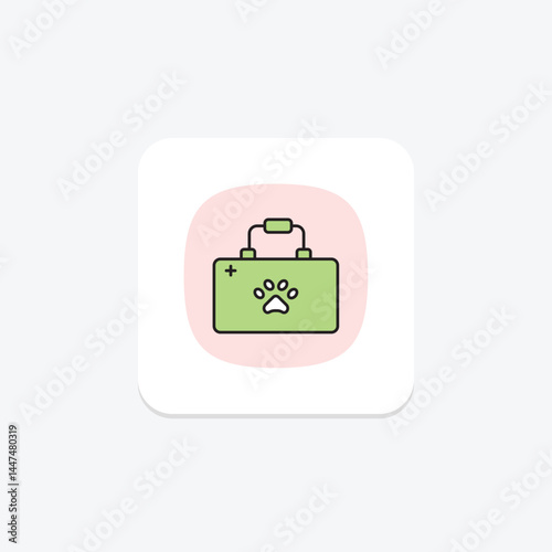Veterinary Bag, vector, pixel perfect, illustrator file