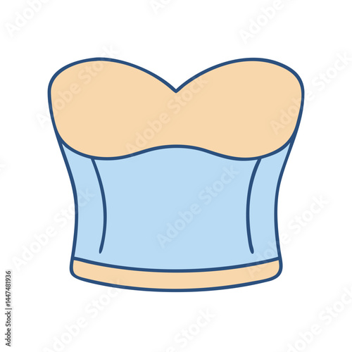 Shop stylish strapless corset top online fashion clothing women apparel trendy design summer wear 90s