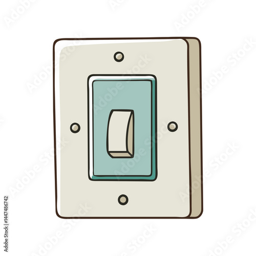 light switch icon, light switch vector illustration-simple illustration of light switch, perfect for light switch logos and icons