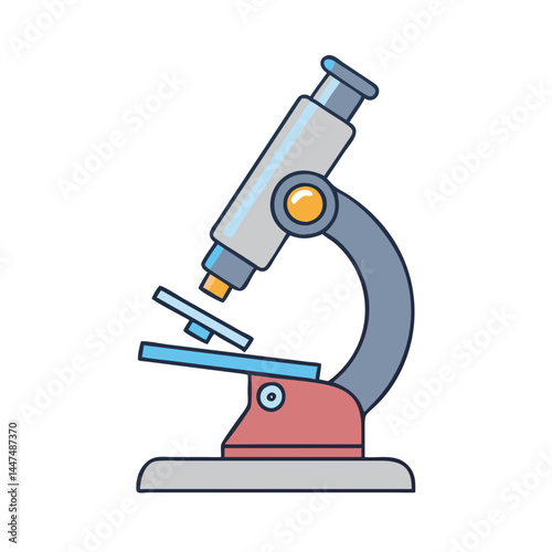 microscope icon, microscope vector illustration-simple illustration of microscope, perfect for microscope logos and icons