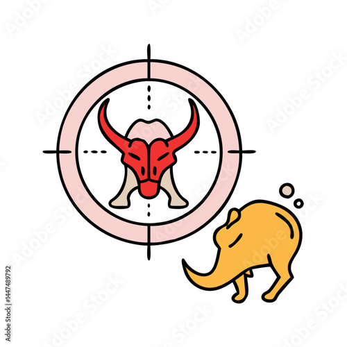 poaching symbol icon, poaching symbol vector illustration-simple illustration of poaching symbol, perfect for poaching symbol logos and icons