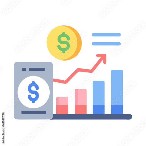roi calculation icon, roi calculation vector illustration-simple illustration of roi calculation, perfect for roi calculation logos and icons