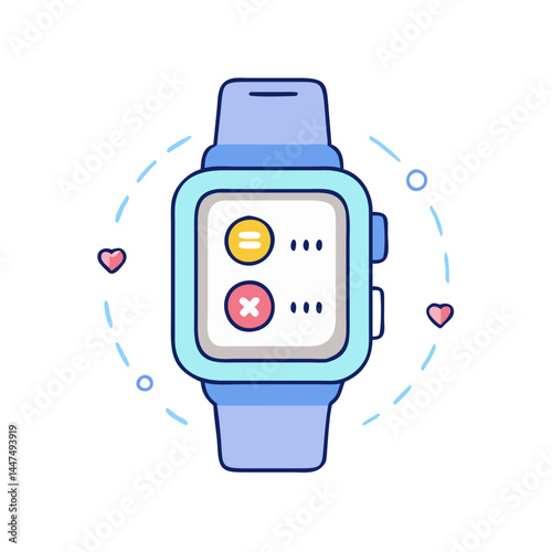 smartwatch icon, smartwatch vector illustration-simple illustration of smartwatch, perfect for smartwatch logos and icons