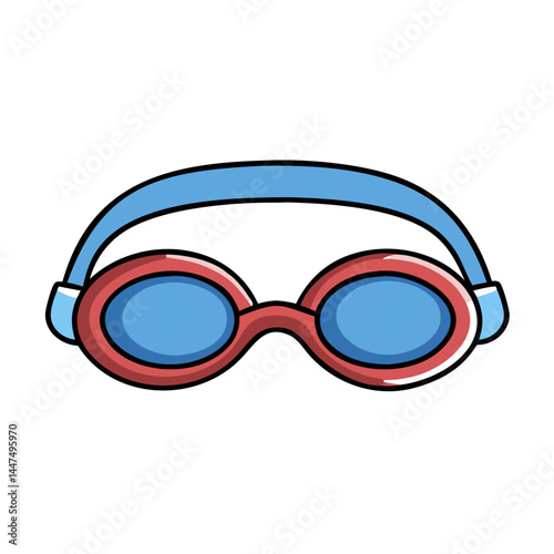 swimming goggles icon, swimming goggles vector illustration-simple illustration of swimming goggles, perfect for swimming goggles logos and icons