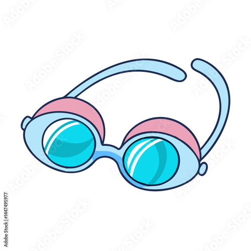 swimming goggles icon, swimming goggles vector illustration-simple illustration of swimming goggles, perfect for swimming goggles logos and icons