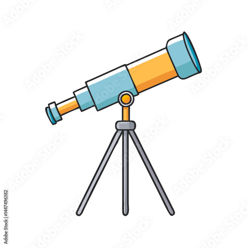 telescope icon, telescope vector illustration-simple illustration of telescope, perfect for telescope logos and icons