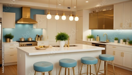 Photo interior modern design room 3d illustration