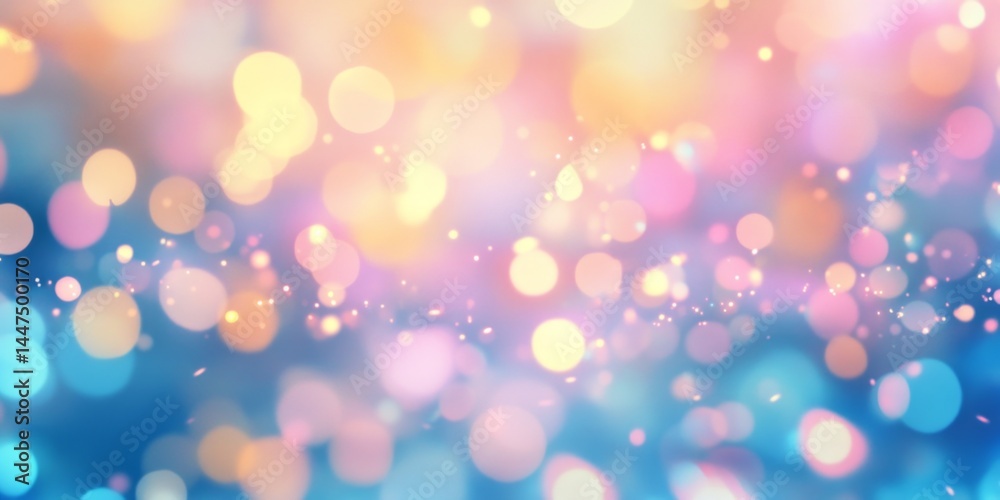 Pastel Bokeh Background Design