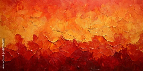 Obraz na płótnie Vibrant Abstract Impasto Painting w salonie