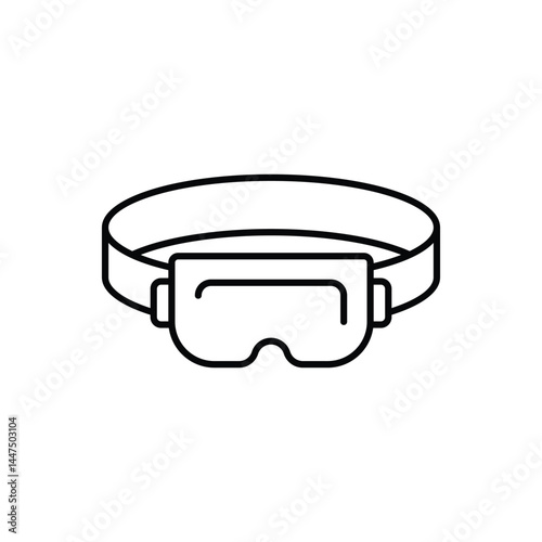 Virtualreality  Icon vector stock illustration