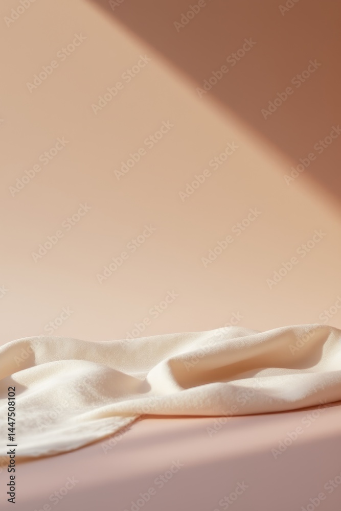 Neutral Backdrop with Fabric and Shadow Neutral Backdrop with Fabric and Shadow