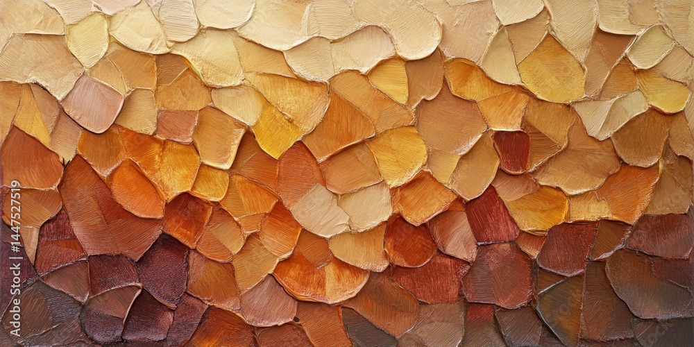 Abstract Hues of Autumn Palette