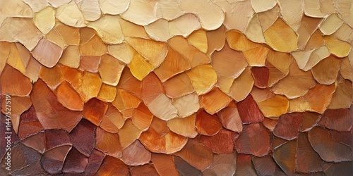 Obraz na płótnie Abstract Hues of Autumn Palette w salonie