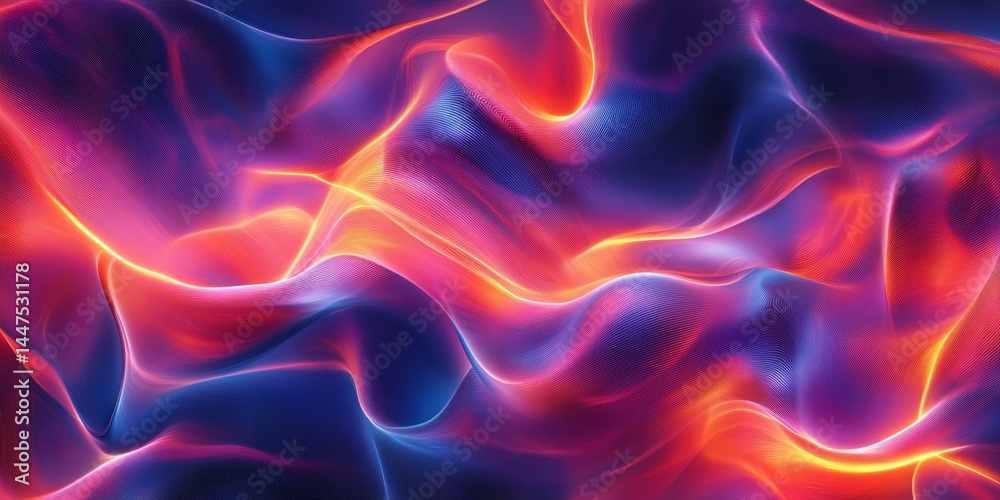 Abstract Colorful Digital Art Background