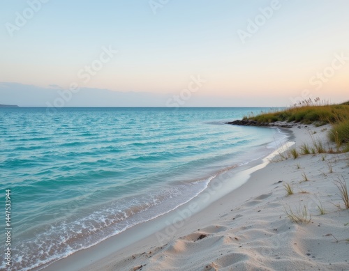 Tranquil Beach at Sunset