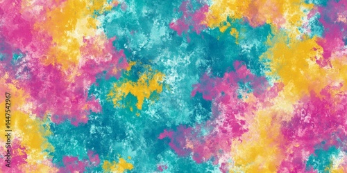 Abstract Colorful Paint Splatter Background