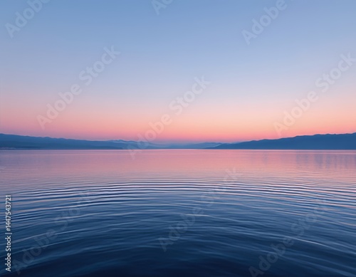 Serene Lake at Sunset