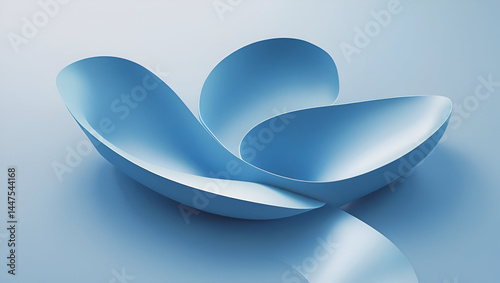 white pills on blue background