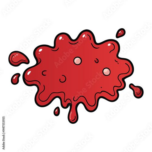 Horror-blot: dark, shapeless ink stains evoking fear, as shifting forms suggest lurking nightmares and twisted, malevolent entities from the void.