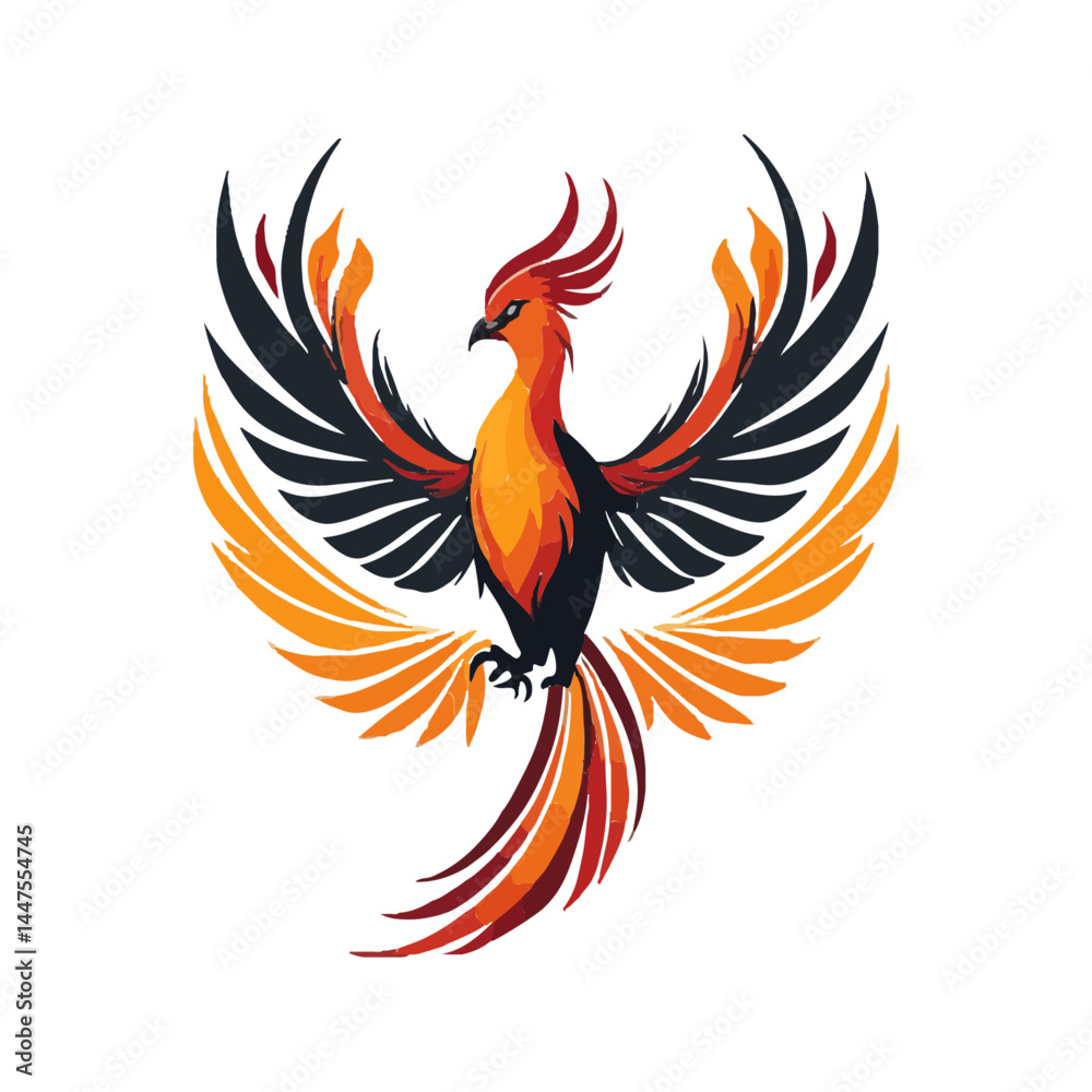 Fototapeta premium Phoenix bird vector