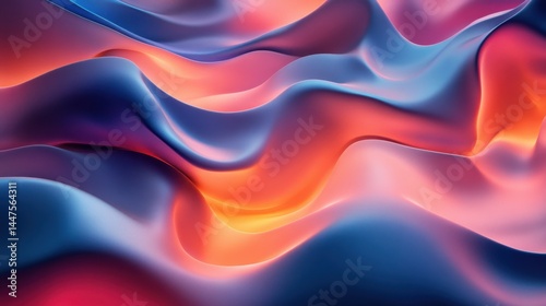 Wallpaper Mural Abstract art with vibrant colors, fluid forms, and dynamic textures Torontodigital.ca