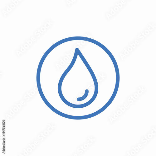 drop circle icon sign vector