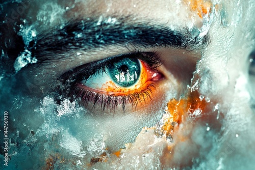 Metaphorical severe depression perceptions of a mental illusion. What causes hallucinations. Hallucination - due to severe depression: abstract image of mental state. Perception error.