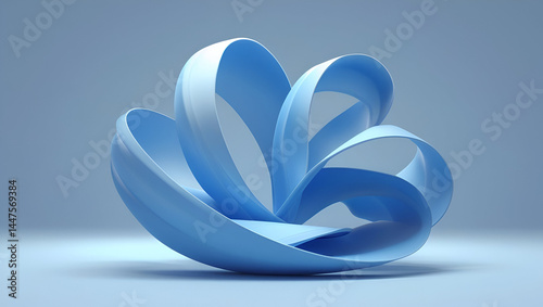 abstract blue sphere
