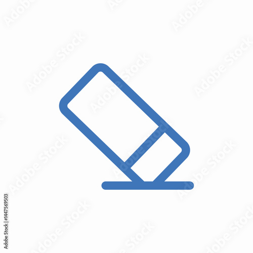 eraser rubber icon sign vector