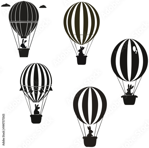 hot air balloons